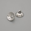 Price per 1 piece: End cap - cap for bead, metal color silver, diameter 8x1mm± hole, diameter 1.8mm+