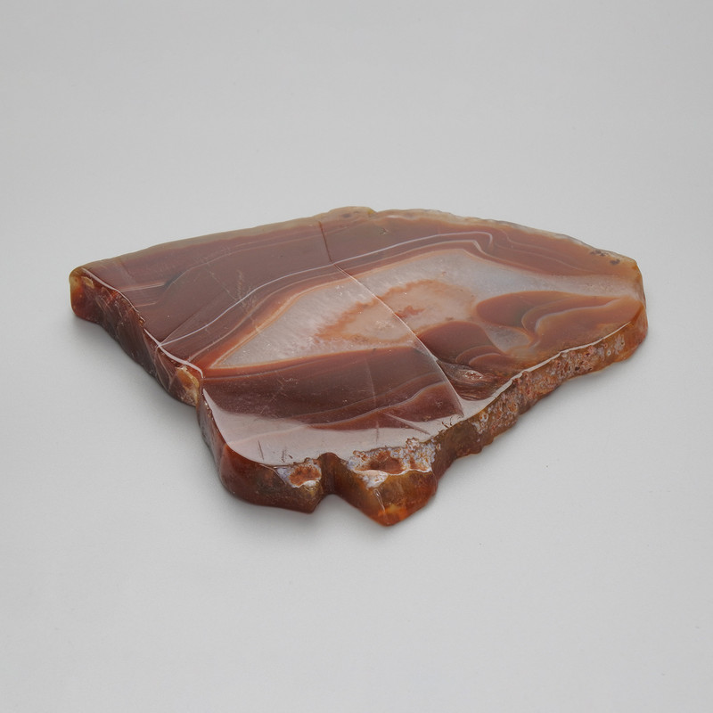 Souvenir Plate of Natural Agate 65x120-90x140mm± assorted sizes weight from 120 g. price per 100 g