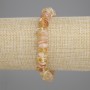 Bracelet Citrine Chip, diameter 8-11×3-5mm ±, length 7.1 in (18 cm) ± stretch