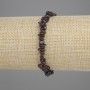 Garnet Chip Bracelet, diameter 3-7, 5x1, 5-3mm±, length 18cm± stretch