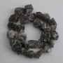 Natural Smoky Topaz Beads, Uncut Stone, diameter 15-20×8-20mm, length 40cm