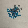 Light Blue rhinestones for cold fixing, diameter 4 mm ±, pack /15 g (+/−)
