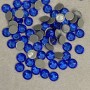 Rhinestones, cold-fixed, blue color, diameter 6mm ± pack /205g (+/-)