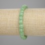 Bracelet Chrysoprase faceted cube, diameter 7x7 mm +/-, length 18 cm +/- stretch