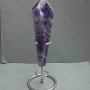 Amethyst geode natural gemstone souvenir pencil-cone 140x37 mm ± weight 209 g with stand