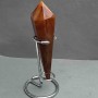 Agate geode natural stone souvenir pencil cone 138x35mm+- weight 141g with stand