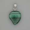 Pendant Malachite Heart 13×15×23 mm+