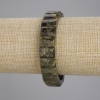 Natural stone bracelet Grossular strand, diameter 13x9 mm ±, length 18 cm ±, stretch