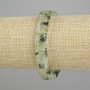 Bracelet Prehnite faceted square, diameter 10, 5-11x10, 5-11mm +/-, length 18cm +/-, stretch
