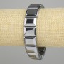 Terahertz bracelet, link 16x12mm ±, length 18cm ± stretch