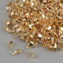 Jewelry findings Pendant holder for a mini-pendant, diameter 3mm ±, length 7mm ±, golden metal color, pack. 18 g +