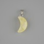 Pendant Moon Citrine 20x9mm+- , length 26mm+