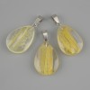 Pendant Teardrop (clear resin) 25x18x35 mm+