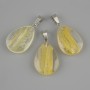 Pendant Teardrop (clear resin) 25x18x35 mm+