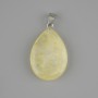 Pendant Drop Toned Glass 18×26×34mm+