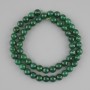 Chrysoprase beads faceted round bead, diameter 8mm +-, length 42cm +-, on a thread