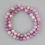 Ruby beads faceted, faceted round bead, diameter 7.5 mm ±, length 39 cm ± on a string