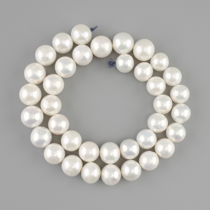 Freshwater pearl beads 10-11, 5mm+-, length 40cm+-