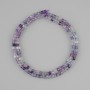 Fluorite beads faceted cube, diameter 3x3mm +- , length 38cm +-