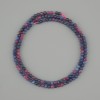 Sapphire Ruby faceted round bead, diameter 3mm +/- , length 38cm +/-