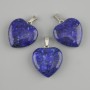 Pendant Heart Lapis Lazuli 20x20x27mm+