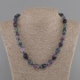 Necklace Fluorite grain 14x10mm+- , length 45cm+- with clasp