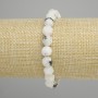 Adular bracelet faceted pieces, diameter 9x8mm +- , length 18cm +- stretch