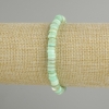 Scapharca shell bracelet Scapharca rondelle, diameter 6x1, 5-2, 5mm +- , length 18cm +- stretch