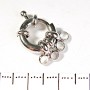 Donut Clasp for Beads and Bracelets 2-Strand