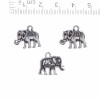 Elephant Pendant Finding, 1.5cm, Pack 20g +/-19pcs
