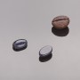 Cabochon Finding, Mini Oval, Aventurine "Blue Sand Cairo Night", 8x5mm