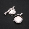 Price per Pack /10pcs. 23mm Metal Brooch Base
