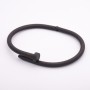 "Nail" Bracelet, metal color "black", hi-tech clasp, circumference 18 cm
