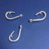 Silver-Tone Hook Finding, 3.7x2cm, Pack of 5pcs