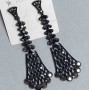 Long Evening Earrings, length 8 cm