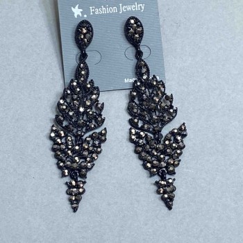 Long Evening Earrings, length 8 cm