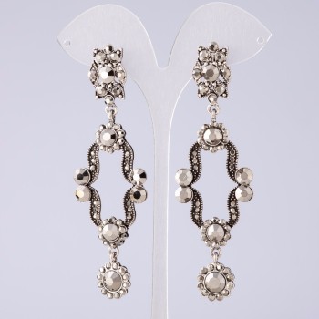 Long Evening Earrings, length 9 cm