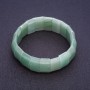Clearance Jade Bracelet on Elastic, Rectangular Link 2.5x1.1cm
