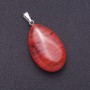 Chalcedony Drop Pendant 4x2.5cm (+-)