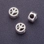 Pandora “World” Bead Findings, 11mm Diameter / 4mm Hole, 20g Pack (+/-9 pcs)