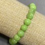 Natural Onyx Stone Bracelet on Elastic, 8mm Diameter, 18cm Length