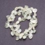 Natural Stone Beads Prehnite Tumbled Butterfly, 7-11 (+/-) mm Strand, 39cm Length