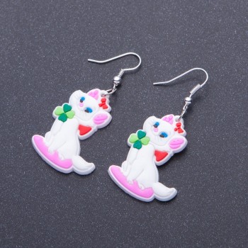 Earrings "Kitties", 5cm Length