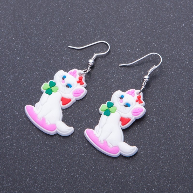 Earrings "Kitties", 5cm Length