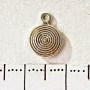 Findings Pendant Hypnotic Spiral 8x12mm pack. 20g +/-37pcs