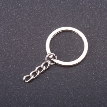Price per Pack /10pcs. Keychain Base, 28mm Diameter, 5cm Length