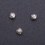Rose Insert Finding, Diameter 7mm, Pack 28pcs+