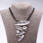 "Moonlight" Cord Necklace, 48-55cm length