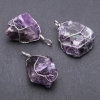 Pendant in Wire-Wrapped Amethyst 2.5×3.5 cm (±)