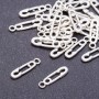 Finding Pendant Safety Pin, diameter 5mm, length 19mm, hole diameter 3mm, pack 20g 39pcs